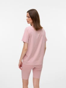 MAMA.LICIOUS Normal geschnitten Rundhals Top -Pale Mauve - 20022464