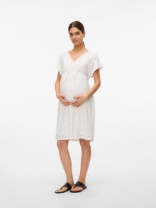 MAMA.LICIOUS VMMTASSA Robe de Maternité -Snow White - 20022530