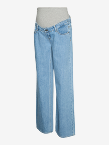 MAMA.LICIOUS Weiter Beinschnitt Jeans -Medium Blue Denim - 20022533