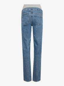 MAMA.LICIOUS Egyenes Farmer -Medium Blue Denim - 20022548