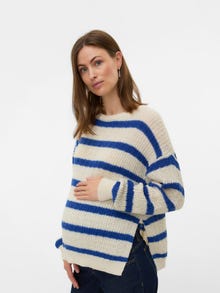 MAMA.LICIOUS Top Regular Fit Scollo a Barca -Birch - 20022569