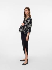 MAMA.LICIOUS Falda midi Cintura alta -Black - 20022606