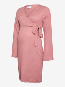 MAMA.LICIOUS MLENYA Robe de Maternité -Rose Elegance - 20022639