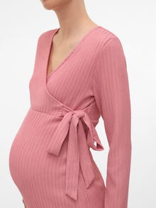 MAMA.LICIOUS MLENYA Robe de Maternité -Rose Elegance - 20022639