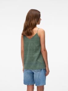 MAMA.LICIOUS Tops Regular Fit Col en V -Laurel Wreath - 20022668