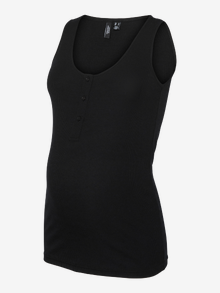 MAMA.LICIOUS VMMLANA 2-pak Graviditetstop -Black/White - 20022678