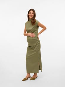 MAMA.LICIOUS Falda larga Cintura alta -Deep Lichen Green - 20022685
