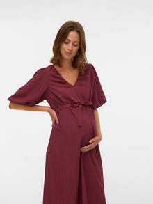 MAMA.LICIOUS MLROSANA Robe de Maternité -Pomegranate - 20022706