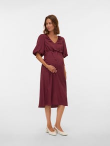MAMA.LICIOUS MLROSANA Umstandskleid -Pomegranate - 20022706