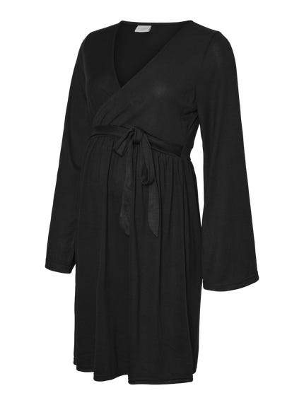 VMMNITA Maternity Dress | Black | MAMA.LICIOUS VMMNITA Maternity Dress | Black | MAMA.LICIOUS
