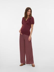 MAMA.LICIOUS Normal passform Byxor -Pomegranate - 20022717