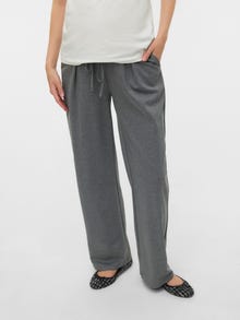 MAMA.LICIOUS Normal passform Byxor -Medium Grey Melange - 20022719
