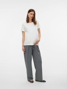 MAMA.LICIOUS Normal passform Byxor -Medium Grey Melange - 20022719