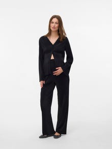 MAMA.LICIOUS Gerade geschnitten Hose -Black - 20022740