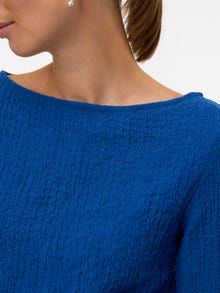 MAMA.LICIOUS Tops Regular Fit Col bateau -Mazarine Blue - 20022795