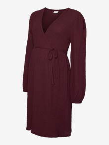 MAMA.LICIOUS MLSIGGA Robe de Maternité -Winetasting - 20022796