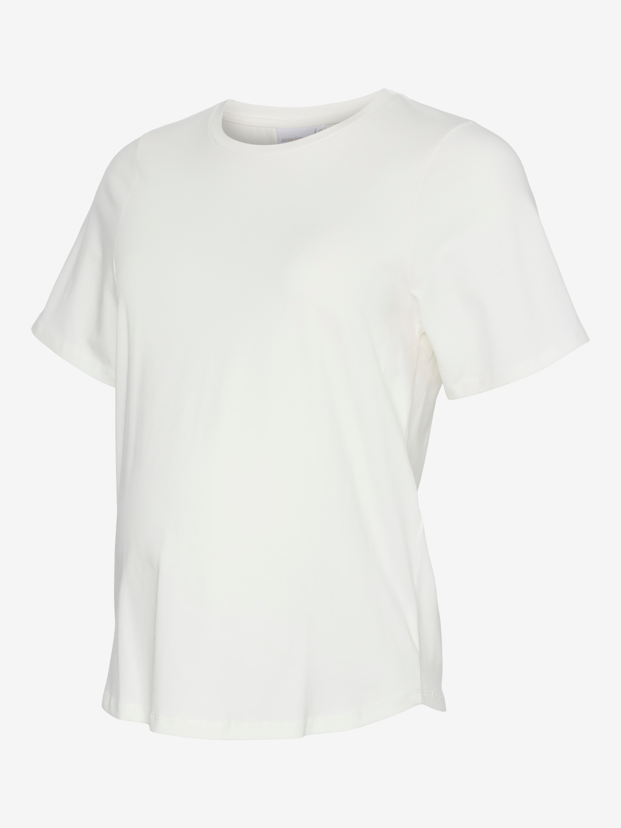 MAMA.LICIOUS Regular Fit Round Neck Top -Snow White - 20022817
