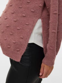 MAMA.LICIOUS Regular Fit Round Neck Pullover -Nostalgia Rose - 20022818