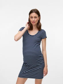 MAMA.LICIOUS VMMSEA Robe de Maternité -Navy Blazer - 20022933