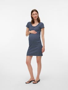 MAMA.LICIOUS VMMSEA Graviditetskjole -Navy Blazer - 20022933