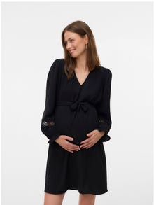 MAMA.LICIOUS VMMALVA Maternity Dress -Black - 20022939