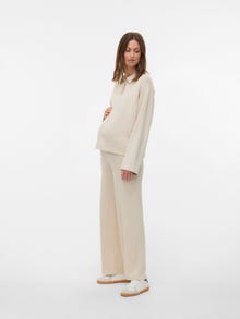 MAMA.LICIOUS Pantalones Corte regular -Pumice Stone - 20022941