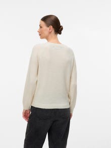 MAMA.LICIOUS Normal geschnitten Rundhals Pullover -Birch - 20022953