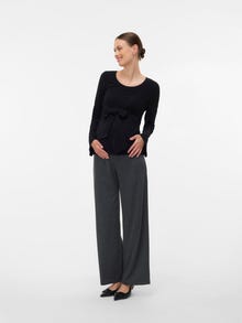 MAMA.LICIOUS Loose fit Housut -Black - 20022974