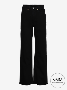 MAMA.LICIOUS Wide leg fit Jeans -Black - 20022978