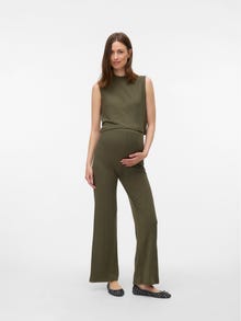 MAMA.LICIOUS Tops Regular Fit Col en U -Grape Leaf - 20023040
