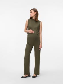 MAMA.LICIOUS Regular Fit Trousers -Grape Leaf - 20023044