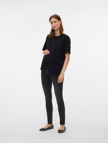 MAMA.LICIOUS Regular fit O-hals Top -Black - 20023095