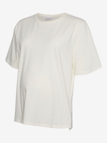 MAMA.LICIOUS Regular fit O-hals Top -Snow White - 20023095