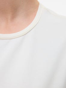 MAMA.LICIOUS Regular fit O-hals Top -Snow White - 20023095