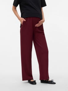 MAMA.LICIOUS Wide leg fit Broeken -Tawny Port - 20023427