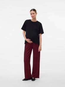MAMA.LICIOUS Wide leg fit Broeken -Tawny Port - 20023427