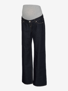 MAMA.LICIOUS Wide leg fit Jeans -Dark Blue Denim - 20023452