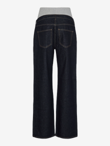 MAMA.LICIOUS Wide leg fit Jeans -Dark Blue Denim - 20023452