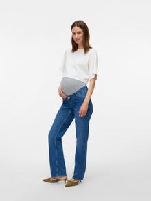MAMA.LICIOUS Straight fit Farkut -Medium Blue Denim - 20023509