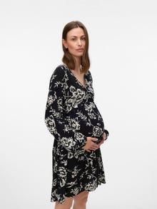 MAMA.LICIOUS VMMEVA Graviditetskjole -Black - 20023510