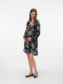 MAMA.LICIOUS VMMEVA Graviditetskjole -Black - 20023510