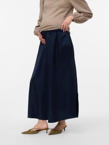 MAMA.LICIOUS Langt skjørt -Navy Blazer - 20023513