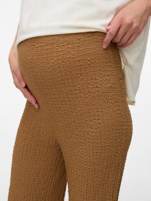 MAMA.LICIOUS Pantaloni Flared Fit Vita alta -Toasted Coconut - 20023545