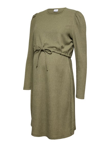 MLSIGGA Maternity Dress | Medium Green | MAMA.LICIOUS MLSIGGA Maternity Dress | Medium Green | MAMA.LICIOUS