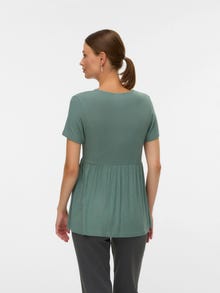 MAMA.LICIOUS Regular fit V-Hals Top -Laurel Wreath - 20023773