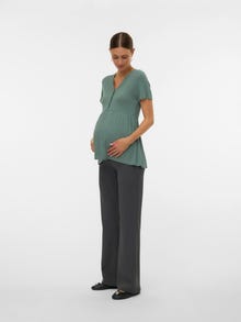 MAMA.LICIOUS Regular fit V-Hals Top -Laurel Wreath - 20023773