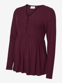 MAMA.LICIOUS Top Regular Fit Scollo a V -Winetasting - 20023774