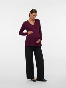 MAMA.LICIOUS Top Regular Fit Scollo a V -Winetasting - 20023774
