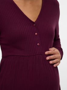 MAMA.LICIOUS Top Regular Fit Scollo a V -Winetasting - 20023774