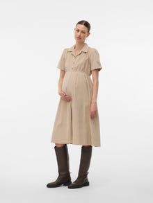 MAMA.LICIOUS VMMRAY Robe de Maternité -Pumice Stone - 20023806